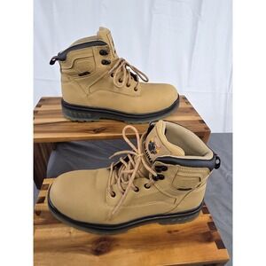 BRAHMA Women's Wheat Combustion 6" Steel Toe Work Boots **RIGHT 9 LEFT 9.5**